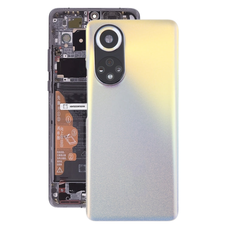 For Huawei Nova 9 Battery Back Cover with Camera Lens(Silver) - Back Cover by buy2fix | Online Shopping UK | buy2fix