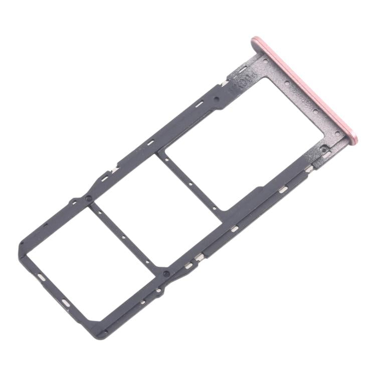 For Nokia C32 Original SIM Card Tray + SIM Card Tray + Micro SD Card Tray (Pink) - Card Tray by buy2fix | Online Shopping UK | buy2fix