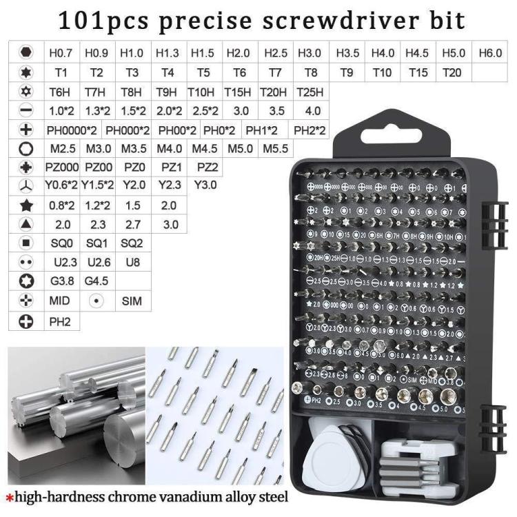 122 in 1 Precision Magnetic Screwdriver Kit(White) - Screwdriver Set by buy2fix | Online Shopping UK | buy2fix