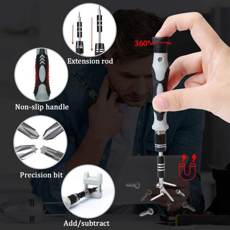 122 in 1 Precision Magnetic Screwdriver Kit(White) - Screwdriver Set by buy2fix | Online Shopping UK | buy2fix