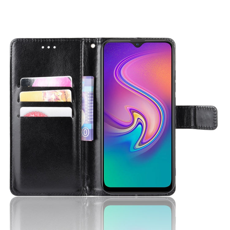 For Infinix Smart 3 Plus / X627 Retro Crazy Horse Texture Horizontal Flip Leather Case , with Holder & Card Slots & Photo Frame(Black) - Infinix Cases by idewei | Online Shopping UK | buy2fix