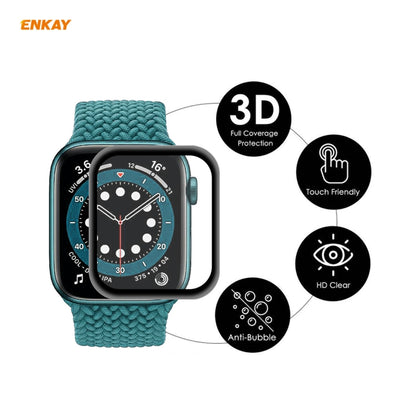 For Apple Watch 6/5/4/SE 40mm 10 PCS ENKAY Hat-Prince 3D Full Screen Soft PC Edge + PMMA HD Screen Protector Film - Watch Cases by ENKAY | Online Shopping UK | buy2fix