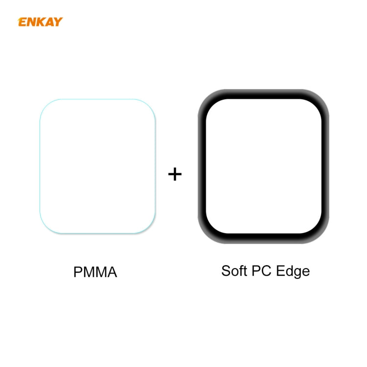 For Apple Watch 6/5/4/SE 40mm 10 PCS ENKAY Hat-Prince 3D Full Screen Soft PC Edge + PMMA HD Screen Protector Film - Watch Cases by ENKAY | Online Shopping UK | buy2fix