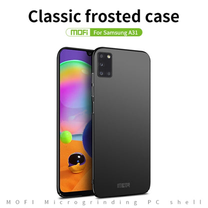 For Samsung Galaxy A31 MOFI Frosted PC Ultra-thin Hard Case(Blue) - Galaxy Phone Cases by MOFI | Online Shopping UK | buy2fix