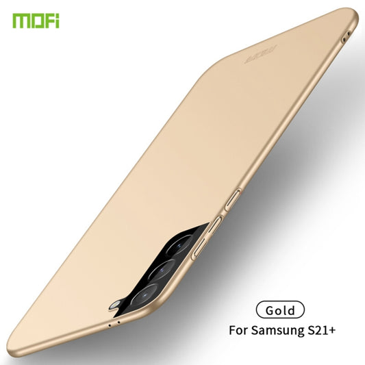 For Samsung Galaxy S21+ 5G MOFI Frosted PC Ultra-thin Hard Case(Gold) - Galaxy S21+ 5G Cases by MOFI | Online Shopping UK | buy2fix