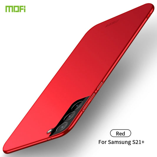 For Samsung Galaxy S21+ 5G MOFI Frosted PC Ultra-thin Hard Case(Red) - Galaxy S21+ 5G Cases by MOFI | Online Shopping UK | buy2fix