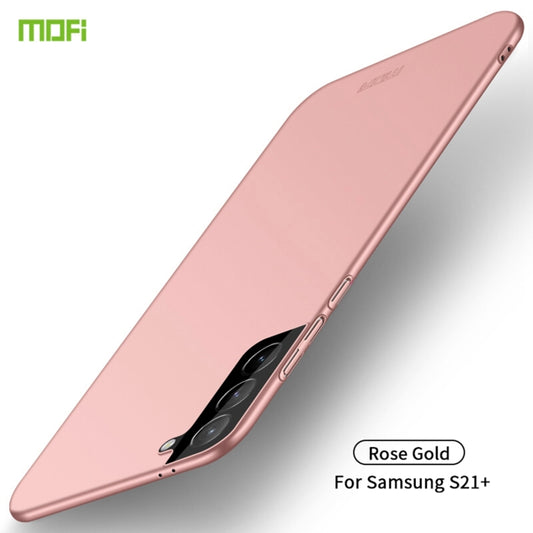 For Samsung Galaxy S21+ 5G MOFI Frosted PC Ultra-thin Hard Case(Rose Gold) - Galaxy S21+ 5G Cases by MOFI | Online Shopping UK | buy2fix
