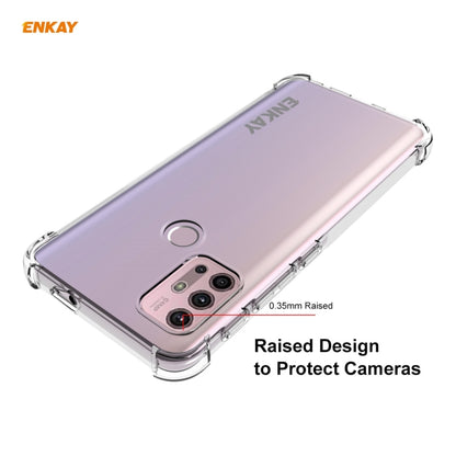 For Motorola Moto G30 / G10 Hat-Prince ENKAY Clear TPU Shockproof Case Soft Anti-slip Cover - Motorola Cases by ENKAY | Online Shopping UK | buy2fix