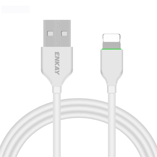 Hat-Prince ENKAY ENK-CB206 USB to 8 Pin Quick Charging Cable, Length: 1m - Normal Style Cable by ENKAY | Online Shopping UK | buy2fix