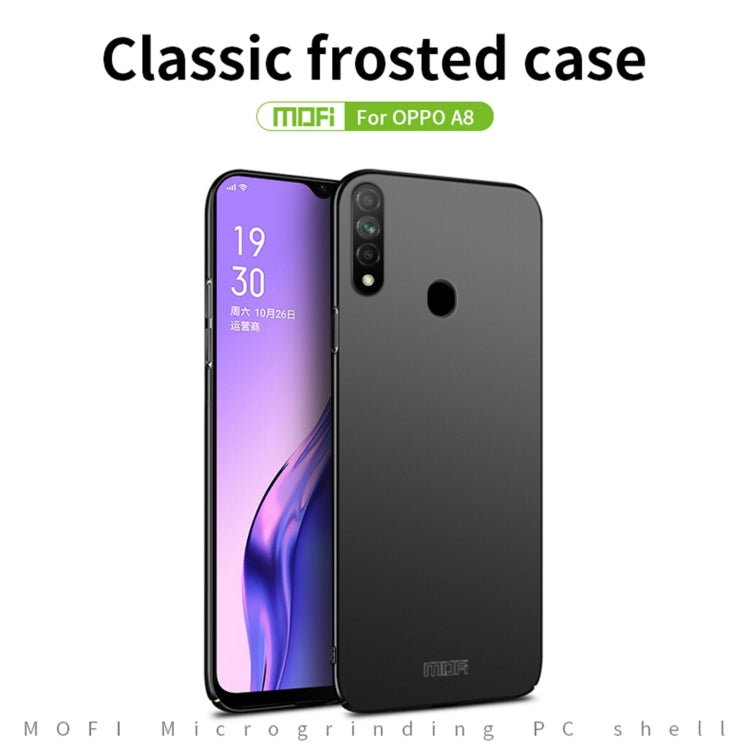 For OPPO A8 MOFI Frosted PC Ultra-thin Hard Case(Red) - OPPO Cases by MOFI | Online Shopping UK | buy2fix