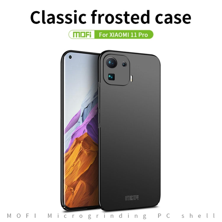 For Xiaomi Mi 11 Pro MOFI Frosted PC Ultra-thin Hard Case(Rose Gold) - Xiaomi Cases by MOFI | Online Shopping UK | buy2fix