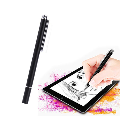AT-21 Mobile Phone Touch Screen Capacitive Pen Drawing Pen(Black) - Stylus Pen by buy2fix | Online Shopping UK | buy2fix