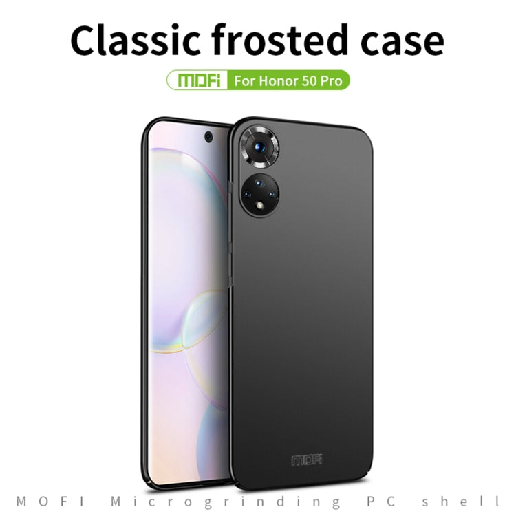 For Honor 50 Pro MOFI Frosted PC Ultra-thin Hard Case(Blue) - Honor Cases by MOFI | Online Shopping UK | buy2fix