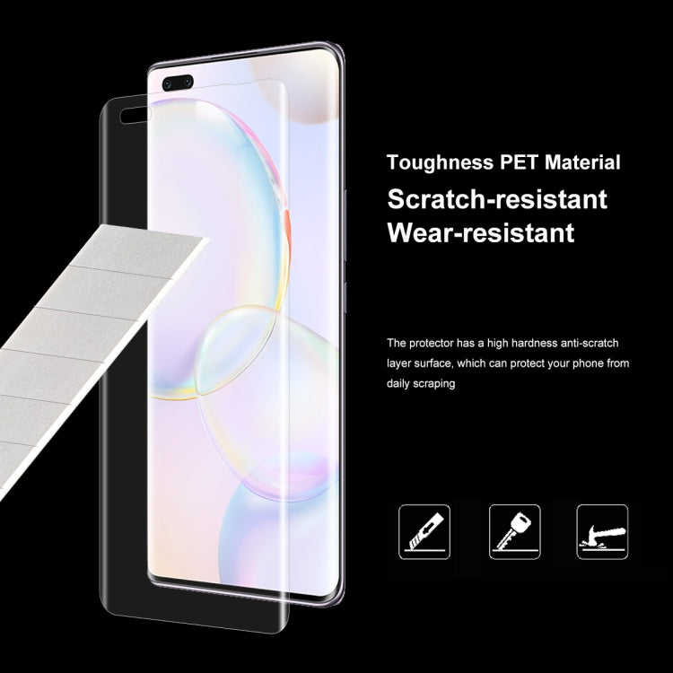 For Honor 50 Pro 5 PCS ENKAY Hat-Prince 3D Curved Full Coverage PET Hot Bending HD Screen Protector Soft Film Support Fingerprint Unlock - For Huawei by ENKAY | Online Shopping UK | buy2fix