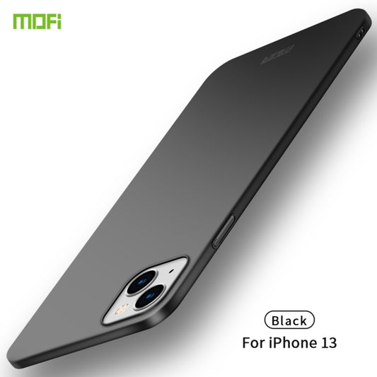 For iPhone 13 MOFI Frosted PC Ultra-thin Hard Case(Black) - iPhone 13 Cases by MOFI | Online Shopping UK | buy2fix