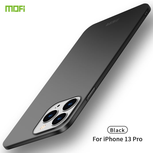 For iPhone 13 Pro MOFI Frosted PC Ultra-thin Hard Case(Black) - iPhone 13 Pro Cases by MOFI | Online Shopping UK | buy2fix