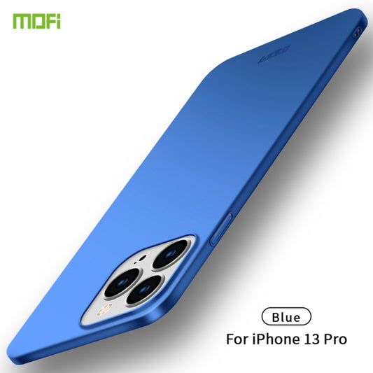 For iPhone 13 Pro MOFI Frosted PC Ultra-thin Hard Case(Blue) - iPhone 13 Pro Cases by MOFI | Online Shopping UK | buy2fix