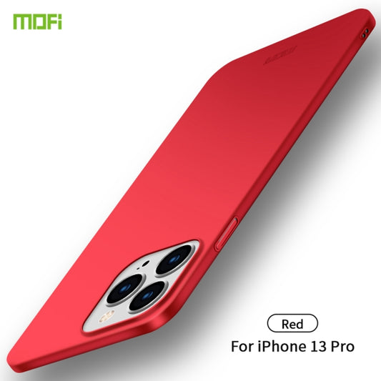 For iPhone 13 Pro MOFI Frosted PC Ultra-thin Hard Case(Red) - iPhone 13 Pro Cases by MOFI | Online Shopping UK | buy2fix