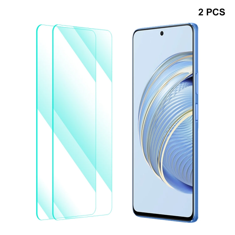 For Huawei Nova 10 Youth 2pcs ENKAY Hat-Prince 0.26mm 9H 2.5D High Aluminum-silicon Tempered Glass Film - Huawei Tempered Glass by ENKAY | Online Shopping UK | buy2fix