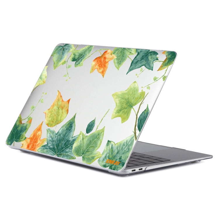 ENKAY Hat-Prince Forest Series Pattern Laotop Protective Crystal Case for MacBook Pro 16.2 inch A2485 2021(Ivy Leaf Pattern) - MacBook Pro Cases by ENKAY | Online Shopping UK | buy2fix