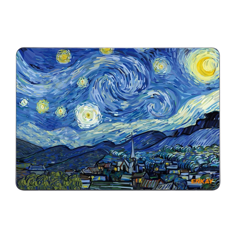 For MacBook Air 13.3 inch A1932 2018 ENKAY Hat-Prince Natural Series Laotop Protective Crystal Case(Starry Night) - MacBook Air Cases by ENKAY | Online Shopping UK | buy2fix