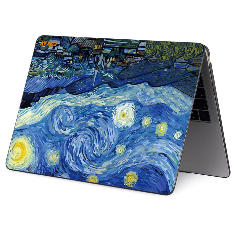 For MacBook Air 13.3 inch A1932 2018 ENKAY Hat-Prince Natural Series Laotop Protective Crystal Case(Starry Night) - MacBook Air Cases by ENKAY | Online Shopping UK | buy2fix