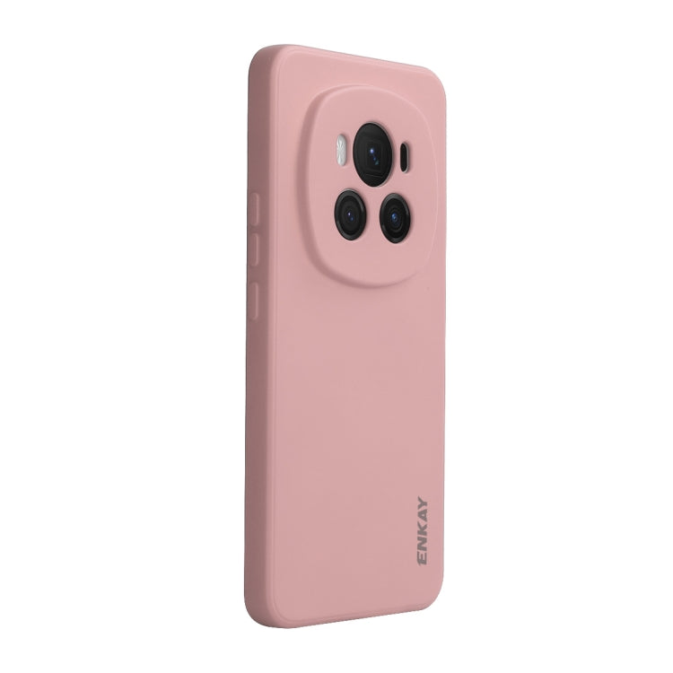 For Honor Magic6 ENKAY Liquid Silicone Soft Shockproof Phone Case(Pink) - Honor Cases by ENKAY | Online Shopping UK | buy2fix