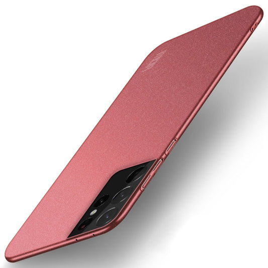 For Samsung Galaxy S21 Ultra 5G MOFI Fandun Series Frosted Ultra-thin PC Hard Phone Case(Red) - Galaxy S21 Ultra 5G Cases by MOFI | Online Shopping UK | buy2fix