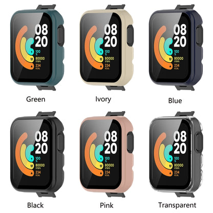 For Xiaomi Mi Watch Lite PC+ Toughened Film Protective Case(Black) - Watch Cases by buy2fix | Online Shopping UK | buy2fix