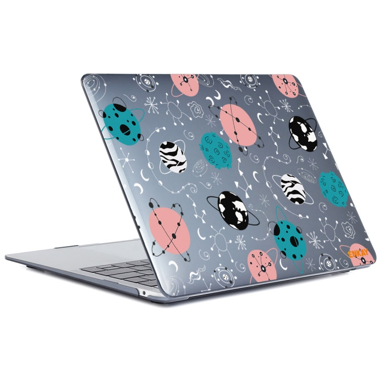 ENKAY Star Series Pattern Laotop Protective Crystal Case For MacBook Pro 13.3 inch A1706 / A1708 / A1989 / A2159(Geometric Planet) - MacBook Pro Cases by ENKAY | Online Shopping UK | buy2fix