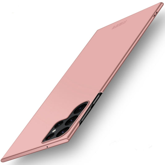 For Samsung Galaxy S22 Ultra 5G MOFI Frosted PC Ultra-thin Hard Case(Rose Gold) - Galaxy S22 Ultra 5G Cases by MOFI | Online Shopping UK | buy2fix