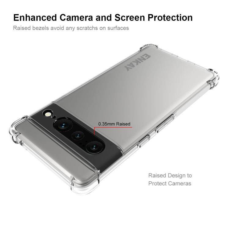 For Google Pixel 7 Pro ENKAY Clear TPU Shockproof Case - Google Cases by ENKAY | Online Shopping UK | buy2fix