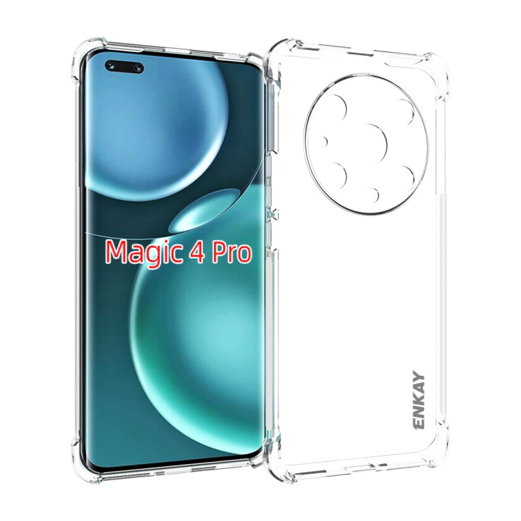 For Honor Magic4 Pro ENKAY Clear TPU Shockproof Case - Honor Cases by ENKAY | Online Shopping UK | buy2fix