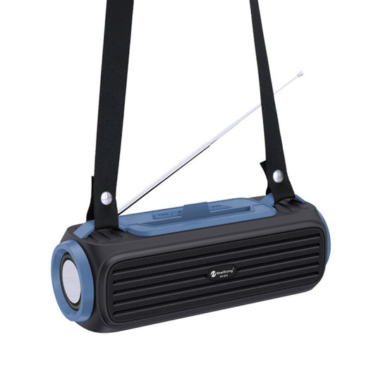 NewRixing NR903F TWS Portable Outdoor Bluetooth Speaker Support TF Card / FM(Blue) - Desktop Speaker by NewRixing | Online Shopping UK | buy2fix