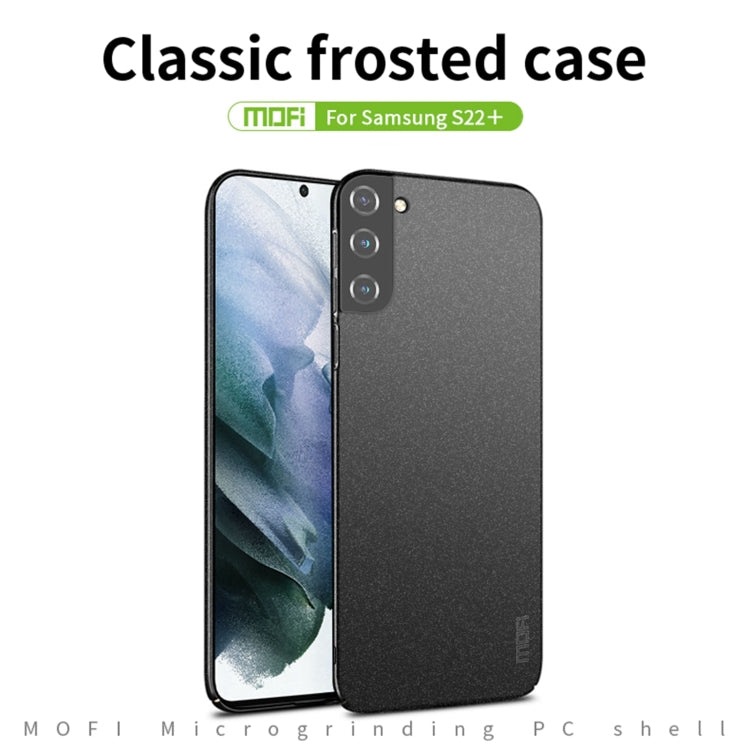 For Samsung Galaxy S22+ 5G MOFI Fandun Series Frosted Ultra-thin PC Hard Phone Case(Red) - Galaxy S22+ 5G Cases by MOFI | Online Shopping UK | buy2fix
