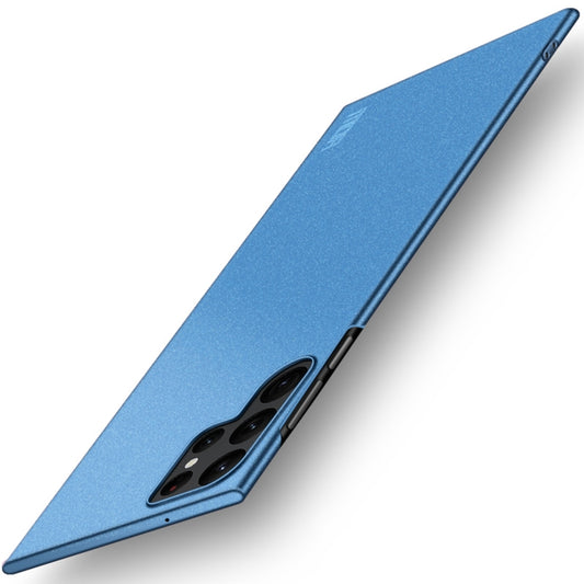 For Samsung Galaxy S22 Ultra 5G MOFI Fandun Series Frosted Ultra-thin PC Hard Phone Case(Blue) - Galaxy S22 Ultra 5G Cases by MOFI | Online Shopping UK | buy2fix