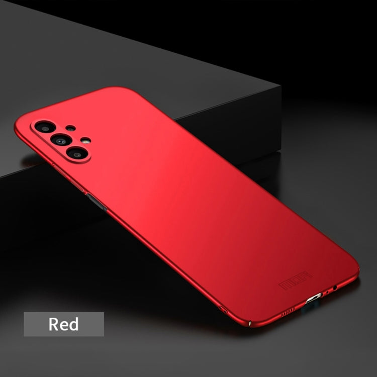 For Samsung Galaxy A13 4G MOFI Frosted PC Ultra-thin Hard Case(Red) - Galaxy Phone Cases by MOFI | Online Shopping UK | buy2fix