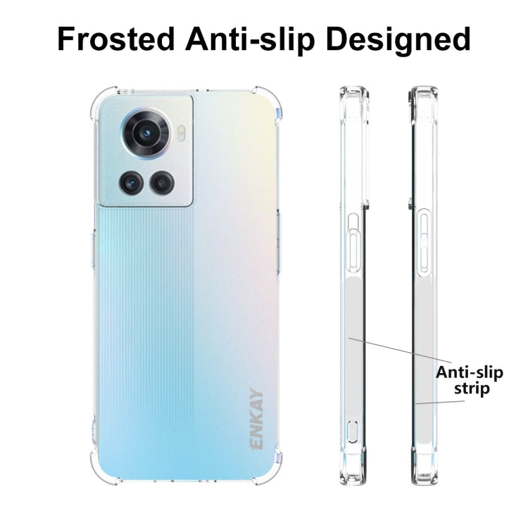 For OnePlus Ace ENKAY Clear TPU Shockproof Phone Case - OnePlus Cases by ENKAY | Online Shopping UK | buy2fix