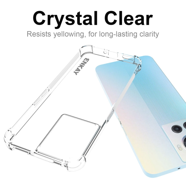 For OnePlus Ace ENKAY Clear TPU Shockproof Phone Case - OnePlus Cases by ENKAY | Online Shopping UK | buy2fix