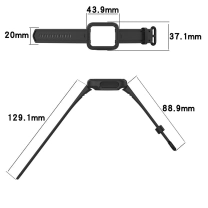 For Xiaomi Redmi Watch 2 Lite Silicone Solid Color Watch Band(Red) - Watch Bands by buy2fix | Online Shopping UK | buy2fix