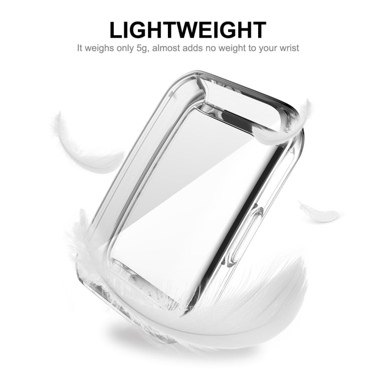 For Huawei Band 7/6 / Honor Band 6 ENKAY Hat-Prince Full Coverage Transparent Soft TPU Case with Screen Protection - Watch Cases by ENKAY | Online Shopping UK | buy2fix