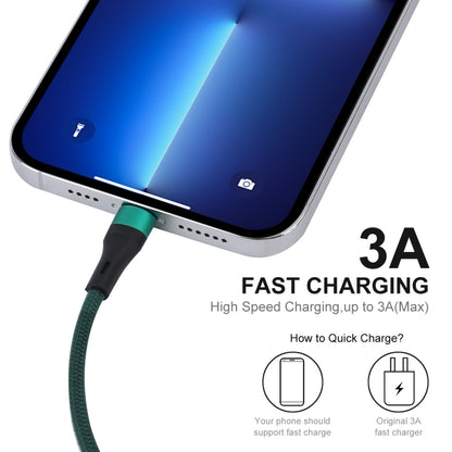 ENKAY ENK-CB118 1m USB 3.0 to 8 Pin 3A Fast Charging Sync Data Cable(Black) - Normal Style Cable by ENKAY | Online Shopping UK | buy2fix