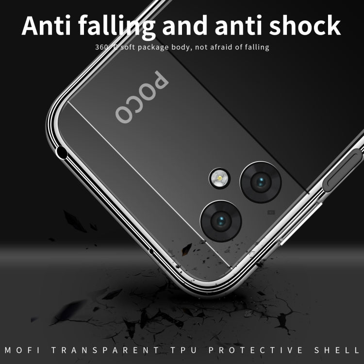 For Samsung Galaxy M13 MOFI Ming Series Ultra-thin TPU Phone Case(transparent) - Galaxy Phone Cases by MOFI | Online Shopping UK | buy2fix