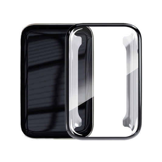 For Xiaomi Mi Band 7 Pro ENKAY Hat-Prince Full Coverage Electroplated TPU Screen Protection Case(Black) - Watch Cases by ENKAY | Online Shopping UK | buy2fix