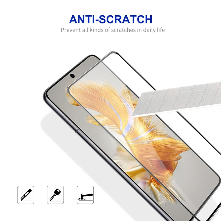 For Huawei Mate 50 / 50E 2pcs ENKAY Full Glue 0.26mm 9H 2.5D Tempered Glass Full Film - Huawei Tempered Glass by ENKAY | Online Shopping UK | buy2fix