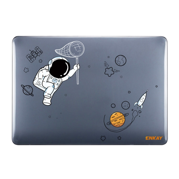 For MacBook Pro 14.2 A2442/A2779 2023 ENKAY Hat-Prince 3 in 1 Spaceman Pattern Laotop Protective Crystal Case with TPU Keyboard Film / Anti-dust Plugs, Version:US(Spaceman No.2) - MacBook Pro Cases by ENKAY | Online Shopping UK | buy2fix