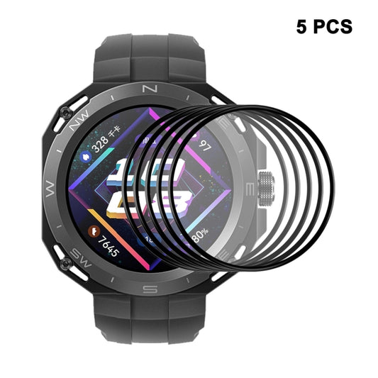 5pcs For Huawei Watch GT Cyber ENKAY 3D Full Coverage Soft PC Edge + PMMA HD Screen Protector Film - Screen Protector by ENKAY | Online Shopping UK | buy2fix
