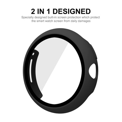 For Google Pixel Watch ENKAY Hat-Prince Full Coverage PC Frame + 9H Tempered Glass Case(Star Silver) - Watch Cases by buy2fix | Online Shopping UK | buy2fix