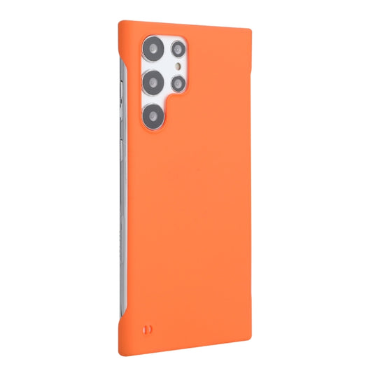 For Samsung Galaxy S23 Ultra 5G ENKAY Matte Frameless Hard PC Case(Orange) - Galaxy S23 Ultra 5G Cases by ENKAY | Online Shopping UK | buy2fix