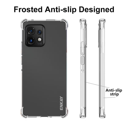 For Motorola Moto X40 5G ENKAY Transparent TPU Shockproof Phone Case - Motorola Cases by ENKAY | Online Shopping UK | buy2fix